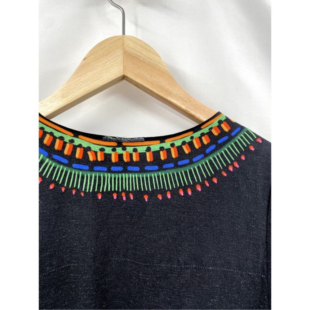 Farm Rio Black Colorful Duster Cardigan - Picture 5 of 6